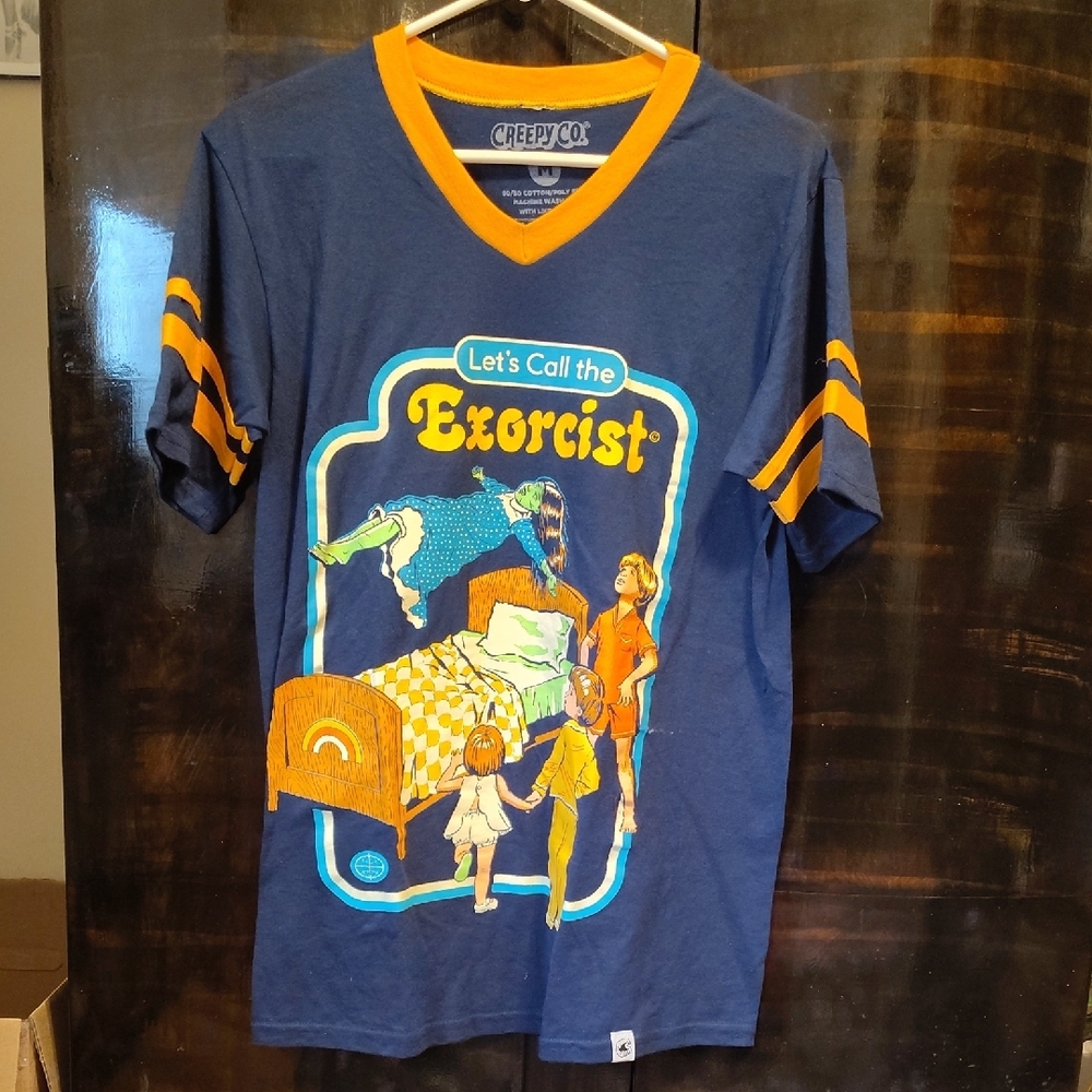 Creepy Co Exorcist Ringer Jersey Tee